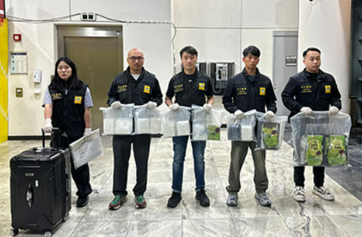 澳門破獲最大冰毒走私案 27歲台男被捕
