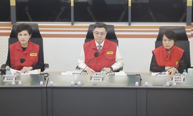 康芮來襲 卓榮泰：未來48小時務必提高警覺