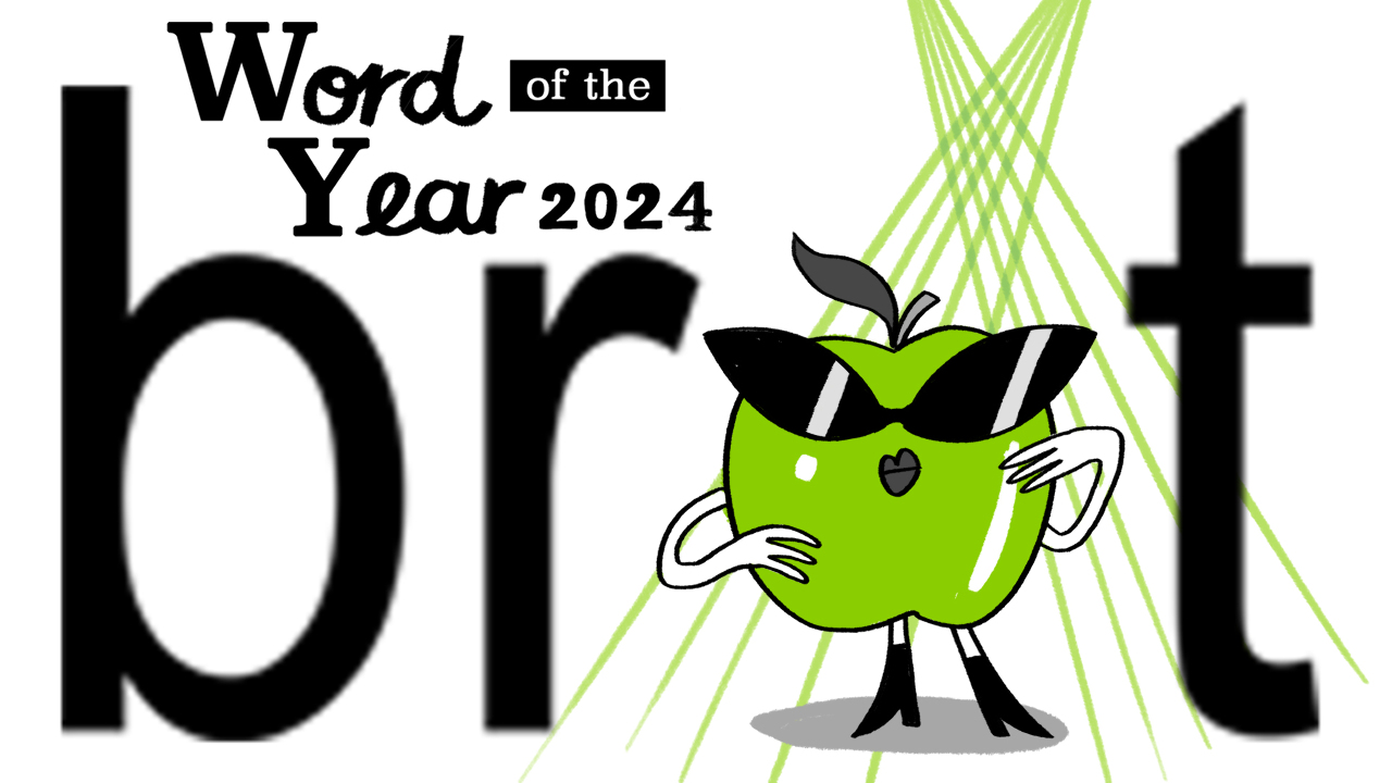 歌手酷娃恰莉帶動文化符號 brat獲選2024年度詞彙