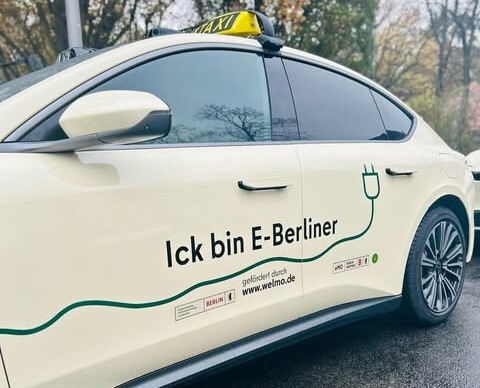 德推商用電動車補助計畫 柏林新型電動計程車上路