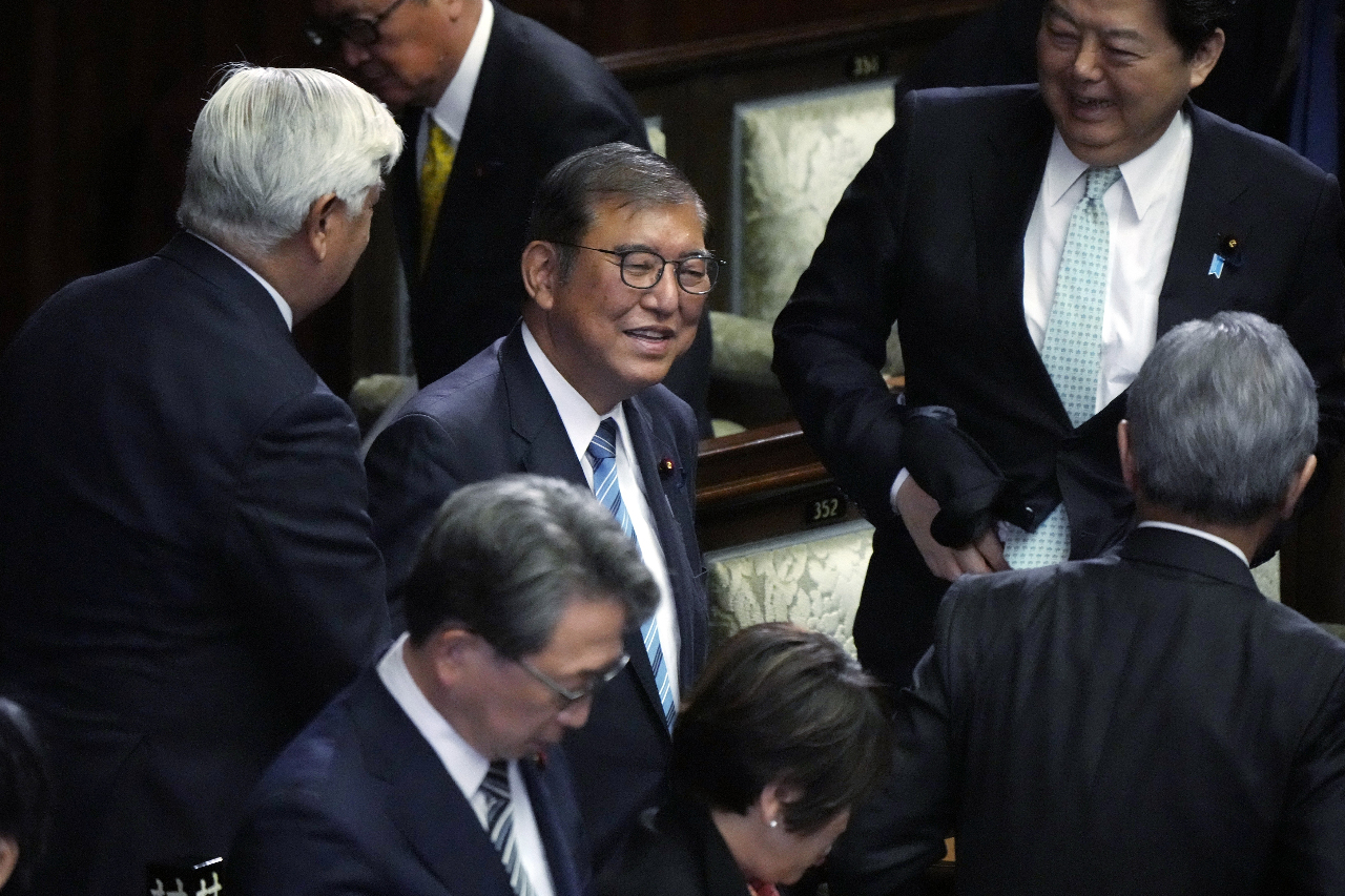 日本首相選舉時隔30年二輪決勝負 石破茂當選連任