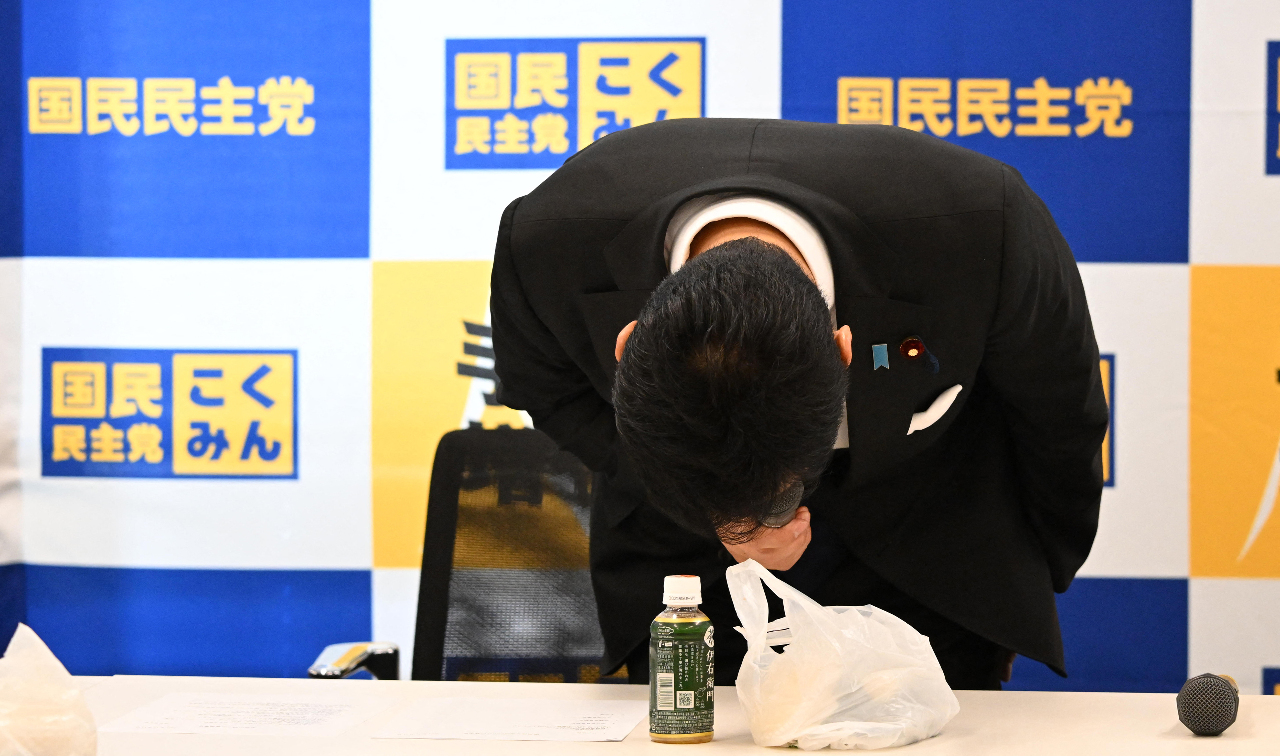 日本首相選舉在即 國民民主黨主席承認出軌