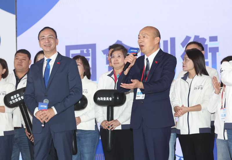 國民黨全代會 韓國瑜：民主制度不能斬盡天下不平 立院磨合展現民主可貴