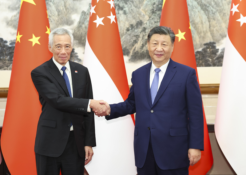 會見李顯龍 習近平：要抵制集團對立