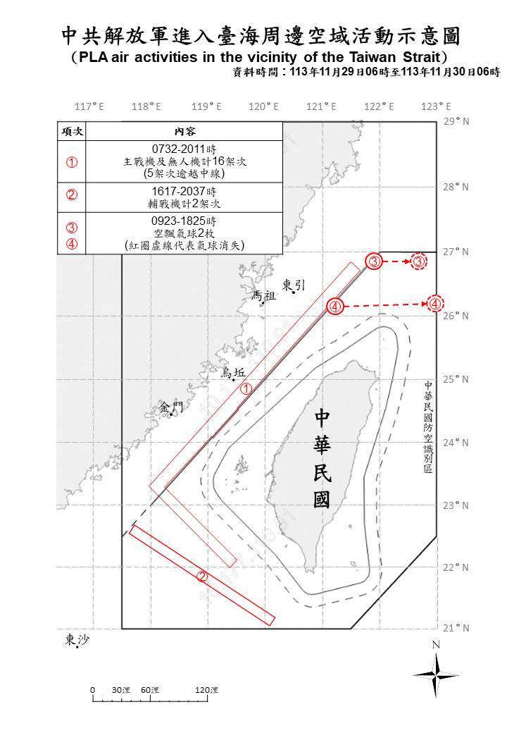 賴總統即將出訪 中共26機艦船擾台海