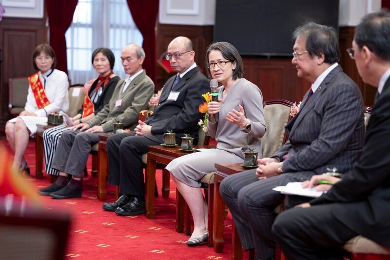 接見國際扶輪社長 蕭副總統盼推動SDGs共享人權自由民主價值
