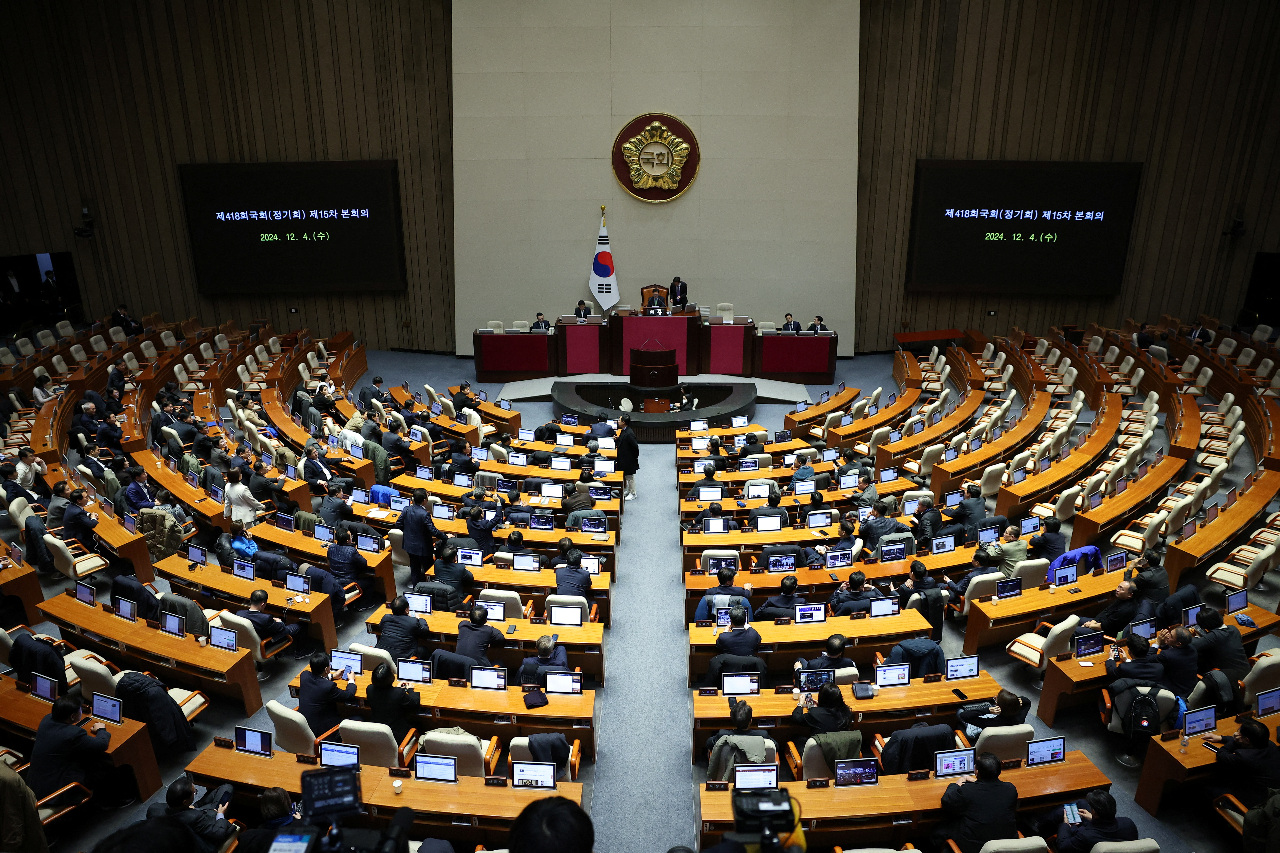 尹錫悅彈劾案表決通過 南韓史上第三次