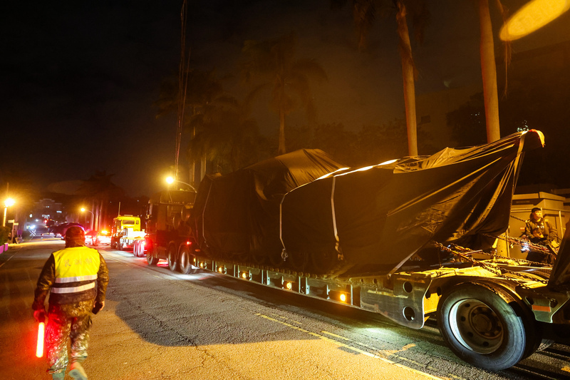 首批38輛M1A2T及4輛救濟車  轉運至新竹裝訓部(影音)