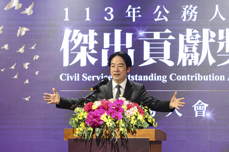 賴總統：感謝立院完成考委人事同意權審查 盼考試院恢復正常運作