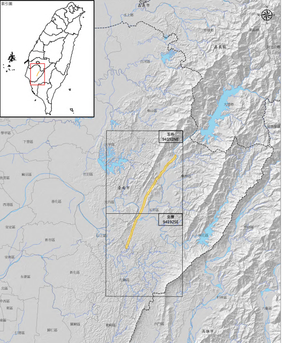 經部新增台南台東南投3處活動斷層地質敏感區