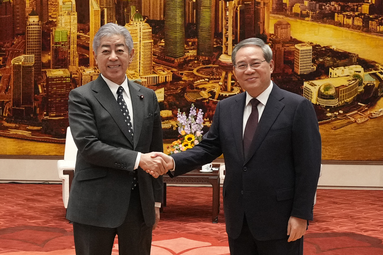 共同社：岩屋毅與李強會談 確認推進戰略互惠關係