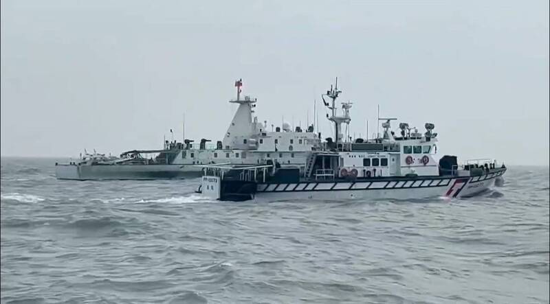 中國海警連續兩天侵入金門水域 海巡蒐證驅離