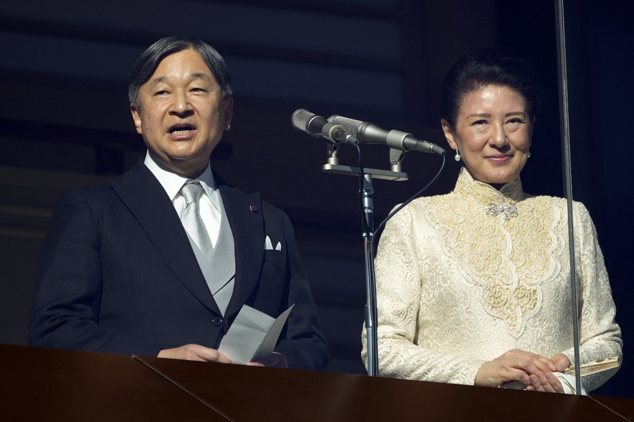 日本皇室睽違2年開放民眾賀年 日皇願人民幸福