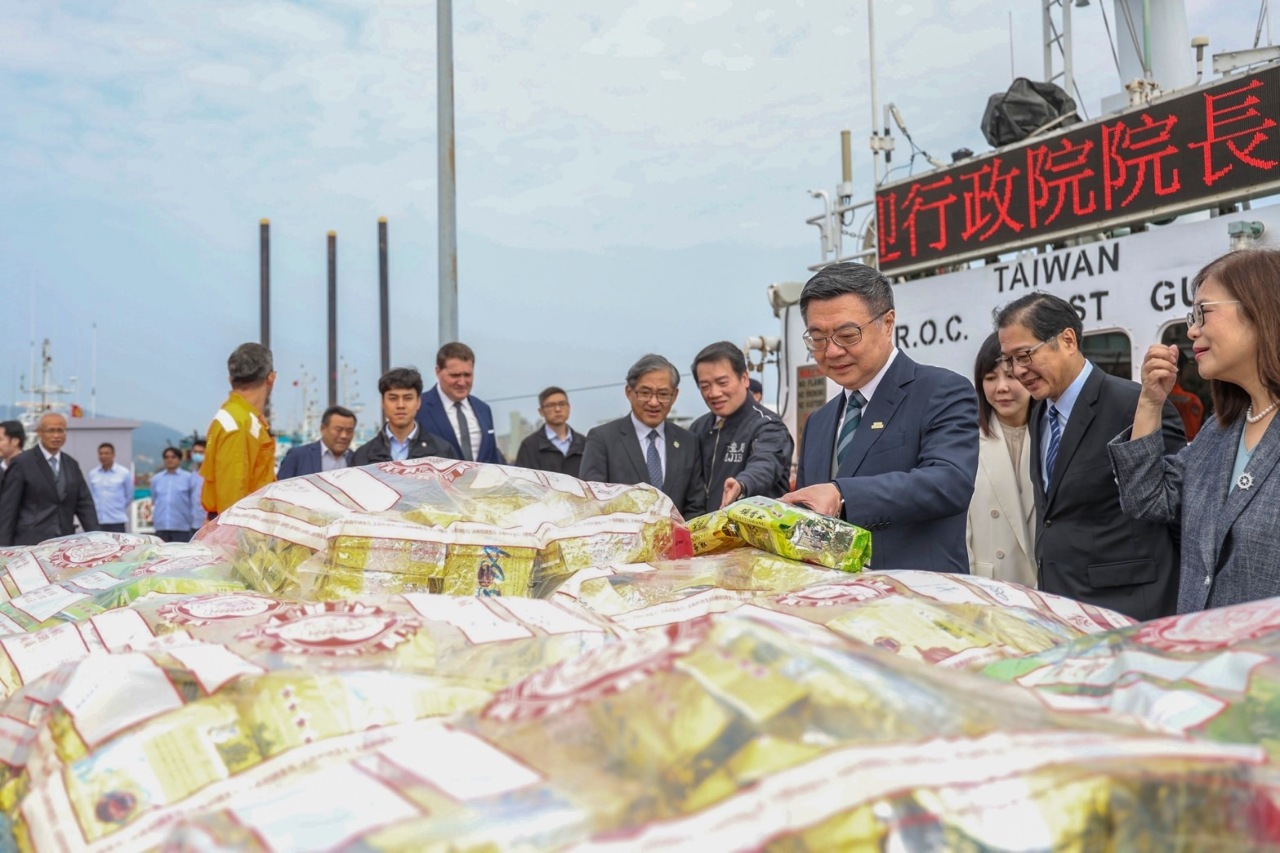 檢警調海巡聯手攔阻市值10億安非他命 卓榮泰：反毒零容忍