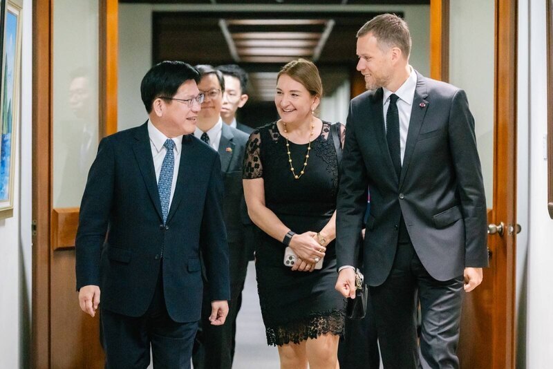 午宴立陶宛客人 林佳龍：台立成民主國家團結典範