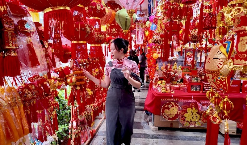 農曆春節將至 雅加達唐人街年味氣氛濃