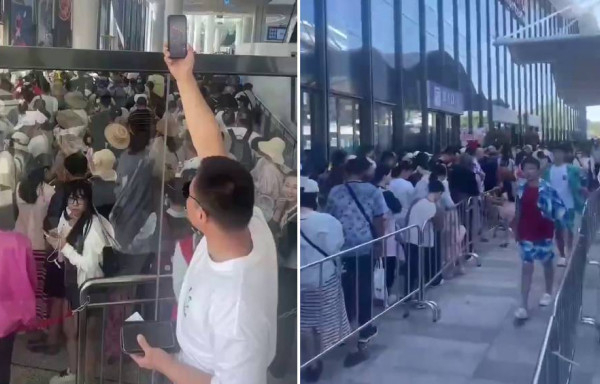 接待能力不足 三亞西島數千客滯碼頭