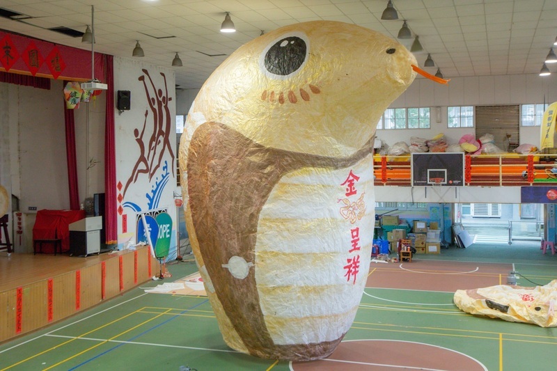新北平溪天燈節8日登場  金蛇主燈搶先亮相