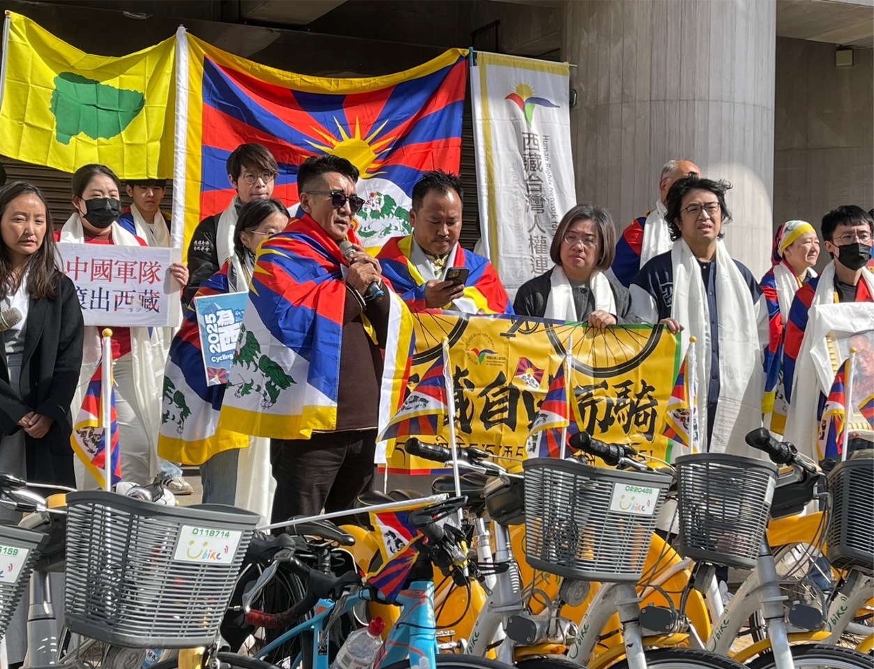 「為西藏自由而騎」15度登場 在台聲援西藏人權