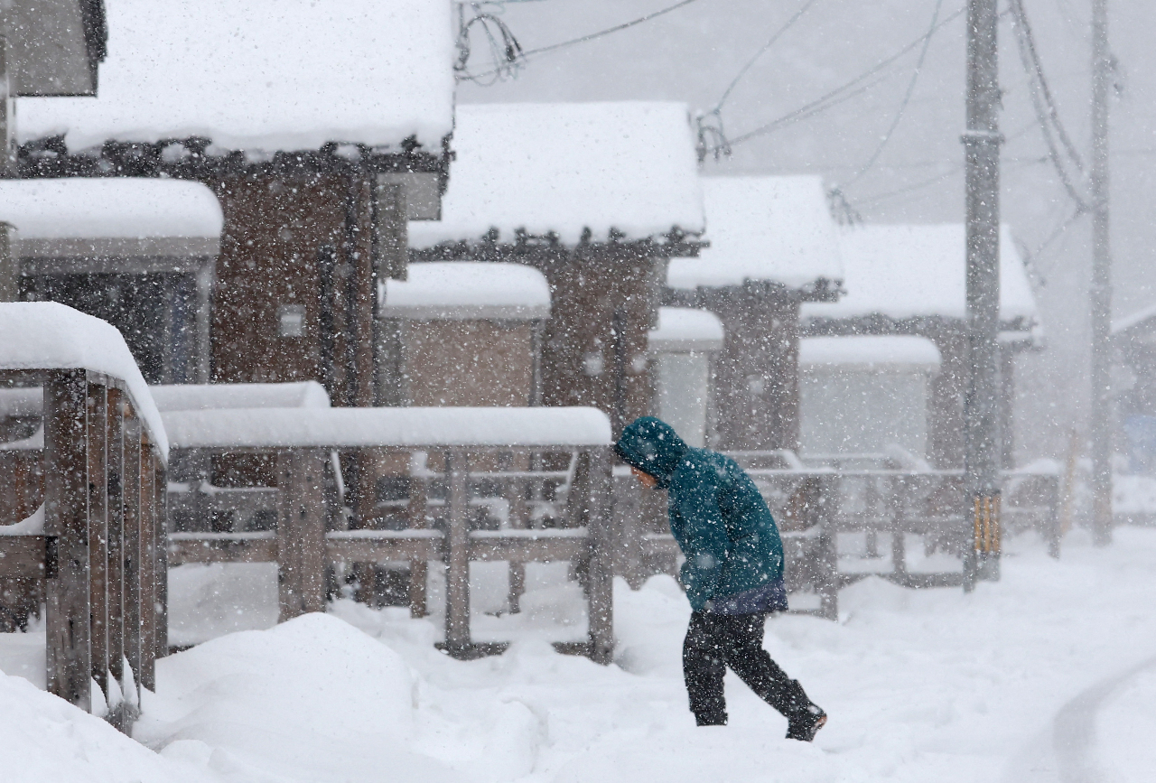 寒流來襲! 日本北陸多條鐵路停駛 南韓-20℃低溫