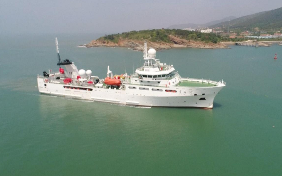 中國研究船航入內水 菲律賓派船艦監控