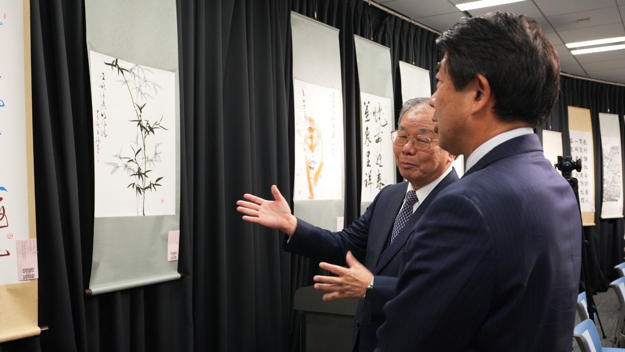 台灣書法大師張炳煌 東京開展受矚