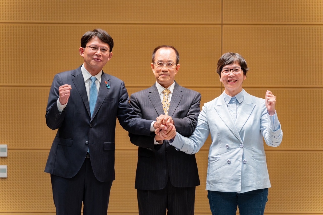 民眾黨揆補選政見發表 黃國昌聚焦2026年布局 蔡壁如強調理念傳承