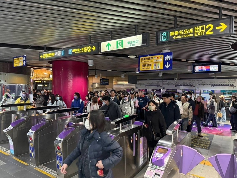燈會精進疏運  桃市府：A18、A19站3至5分鐘可出站