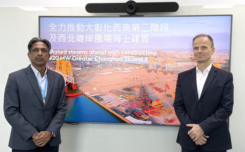 沃旭920MW風場啟動海上建置 2026年完工供應台積電