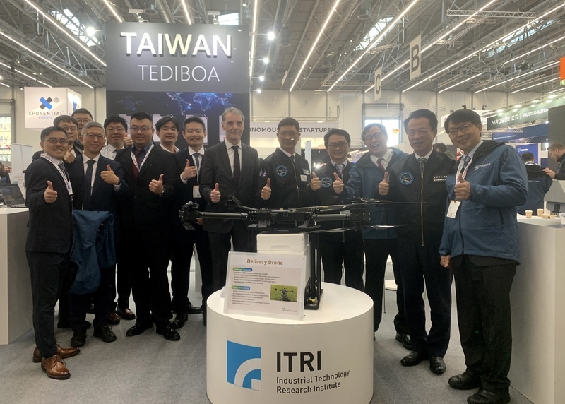 首屆歐洲無人載具產業鏈展 台灣無人機聯盟闖名號