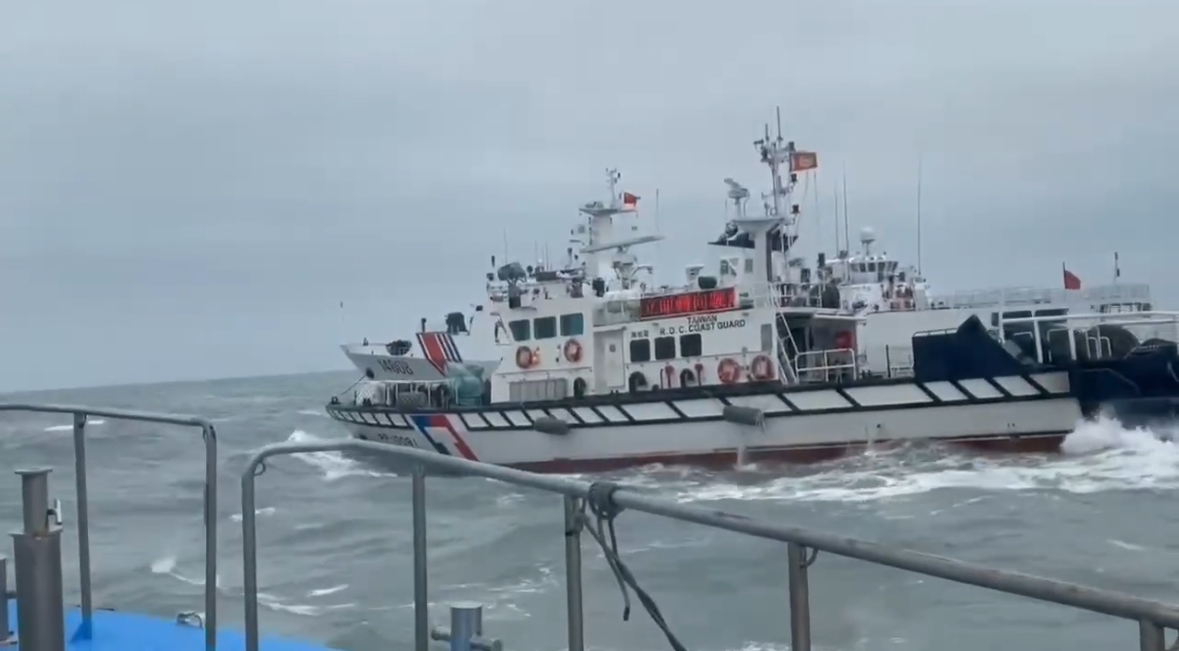 中國海警船1週2次侵擾金門海域 海巡蒐證驅離