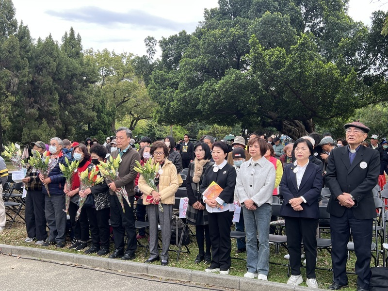 出席228追思禮拜 盧秀燕：記取歷史教訓、讓悲劇不要再發生