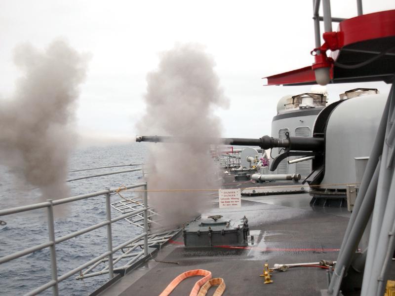 「張騫軍艦」訓練76快砲射擊發生「膛炸」 海軍釐清肇因中