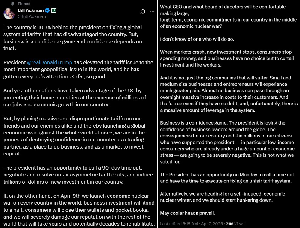 財經名人艾克曼：美關稅恐使全球迎來經濟核寒冬