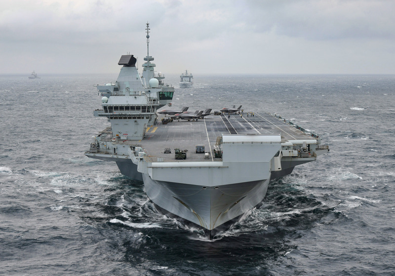英國航艦打擊群22日啟程赴印太 12國參與部署