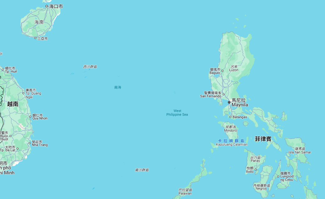 Google地圖擴大西菲律賓海 中國跳腳喊公認地名是南海