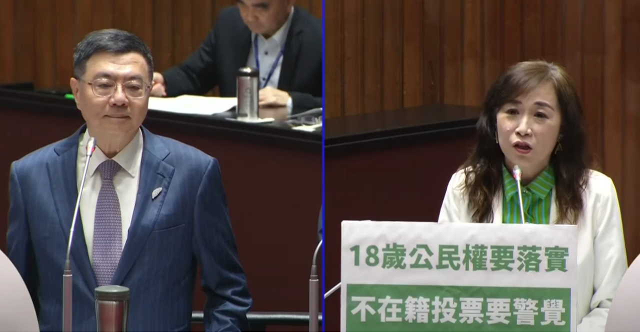 不在籍投票 卓揆：境外電子投票不可行 國內移轉投票宜從全國性公投開始