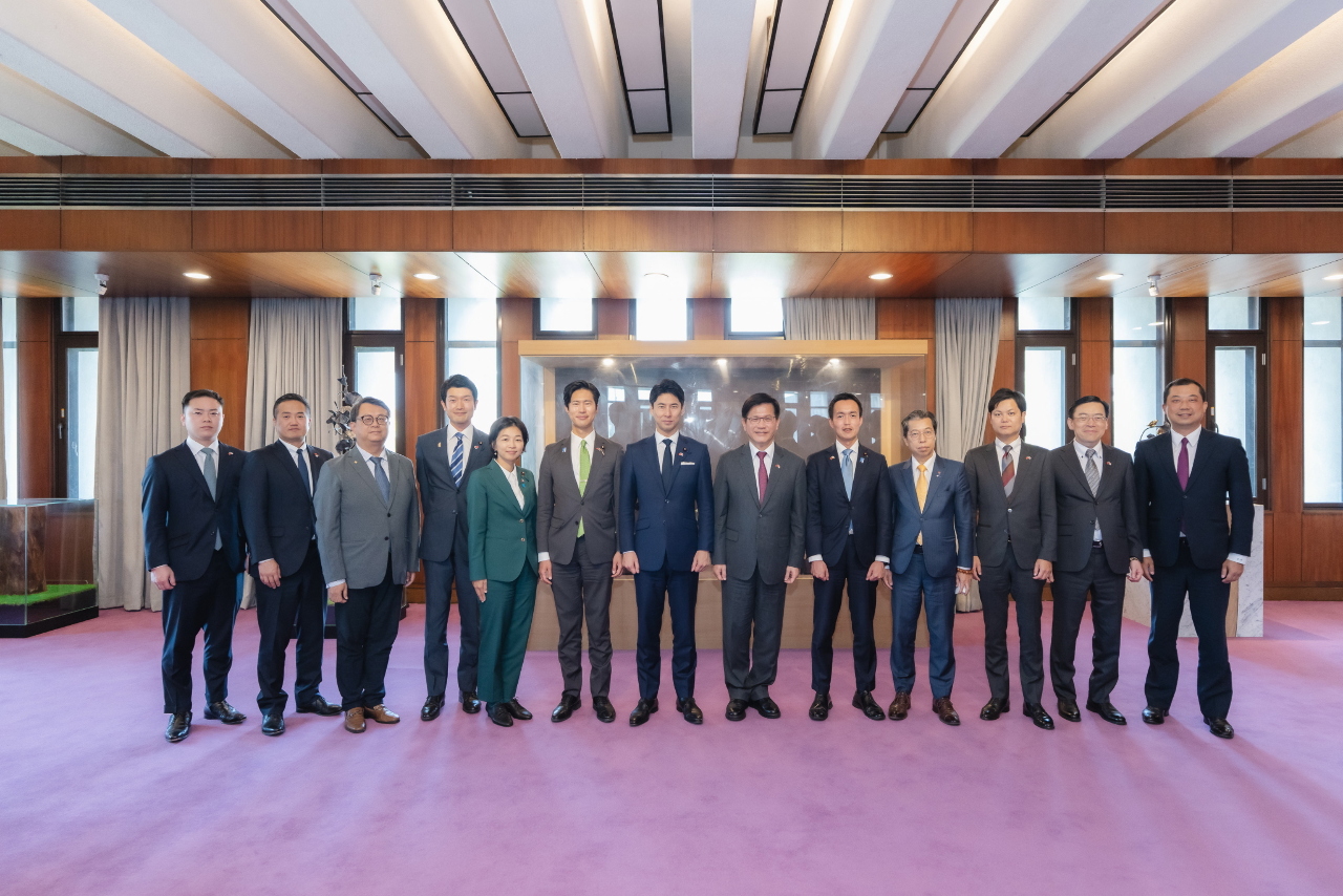 宴請自民黨青年局訪團 林佳龍盼台日成信賴防衛夥伴