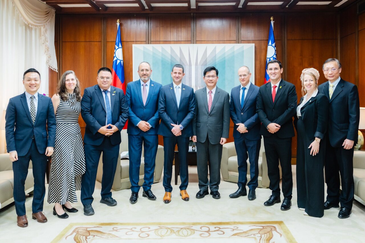 林佳龍接見以色列議員團 盼在AI資安等領域合作