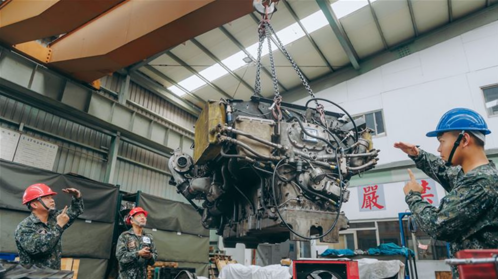 龍潭聯保廠引擎翻修 展後勤效能