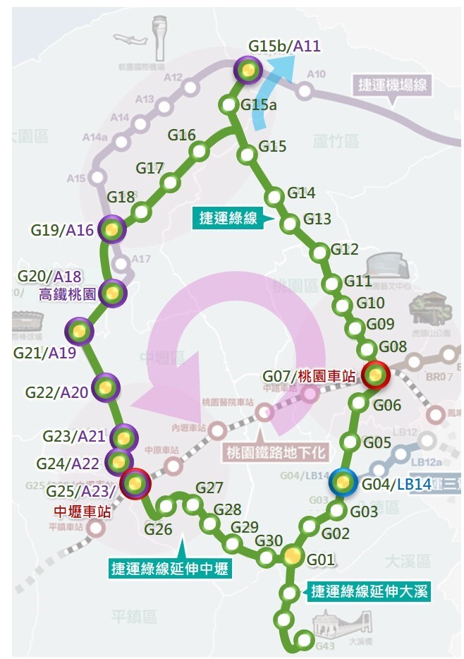 桃捷綠線延伸中壢361億中央核列 將加速發包