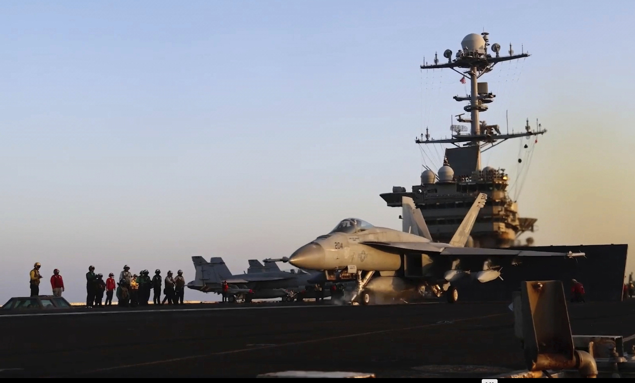 一週2起！ 美航艦杜魯門號又有F-18戰機落海