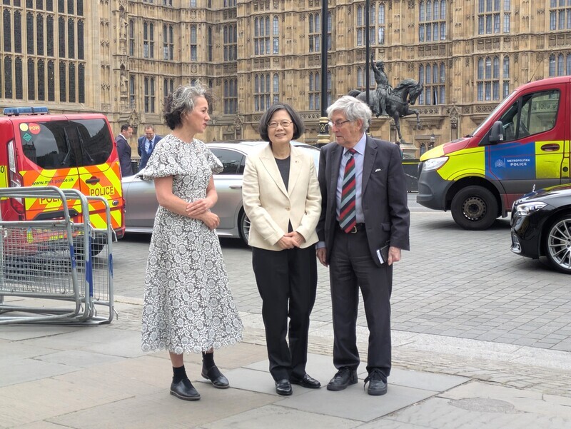 赴英國會演說 蔡英文：反民主勢力操作加劇 台英合作重要性遠甚以往