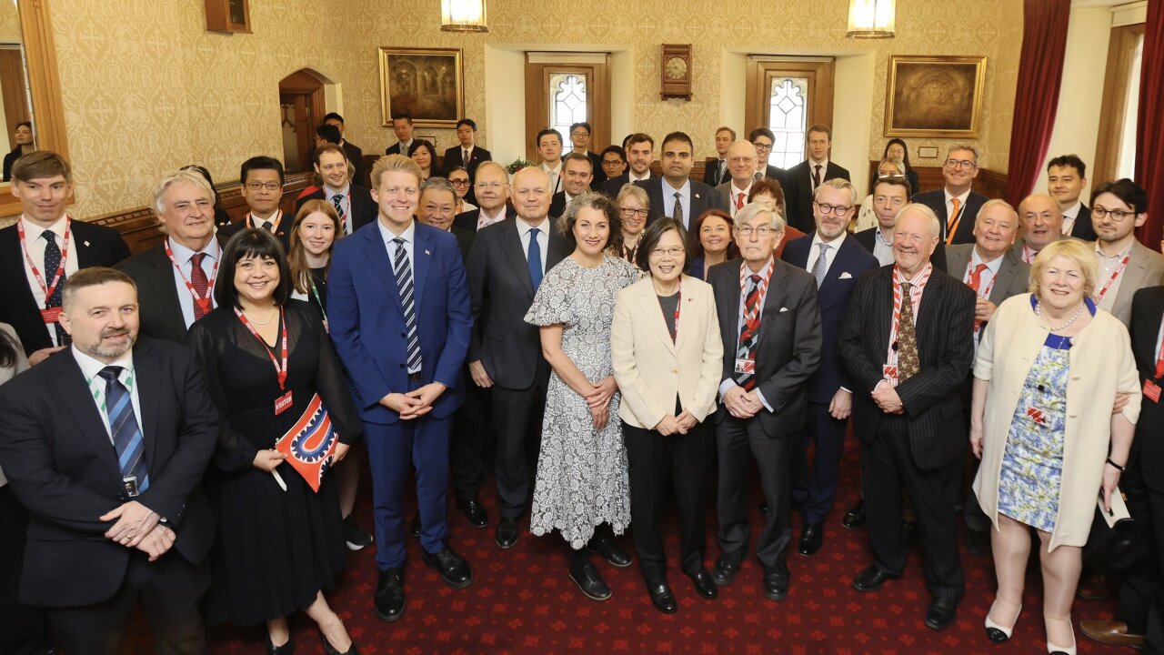 蔡英文與英國會議員午餐會 強調台灣不應被排除在WHA外