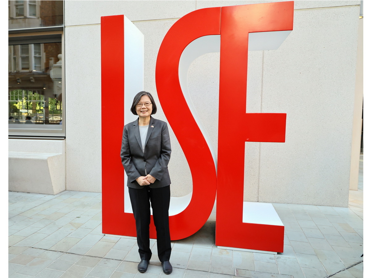LSE演講 蔡英文：唯有多邊體制才能提供長久解方