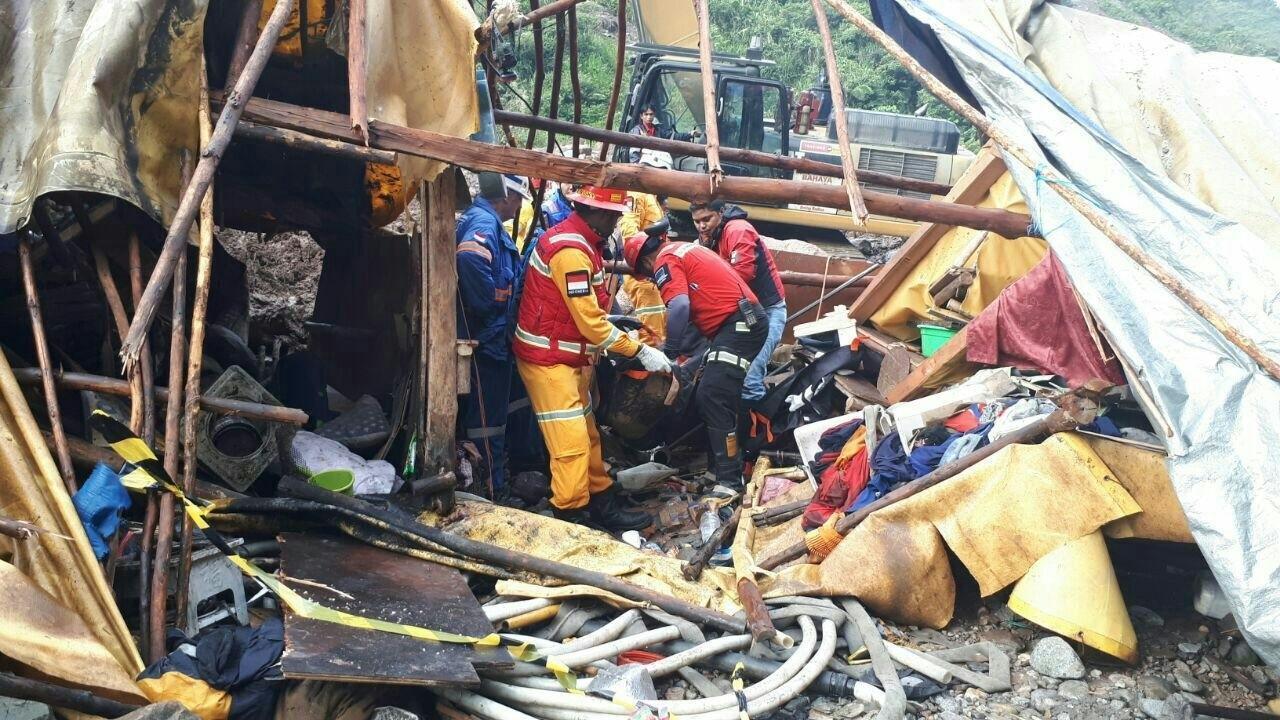 印尼金礦發生土石流 6死14人失蹤