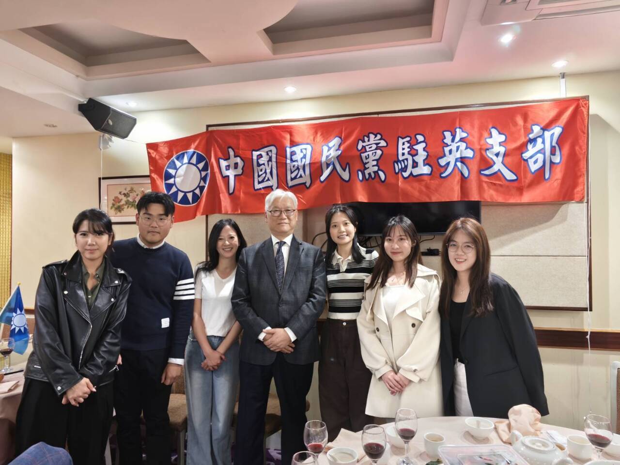 夏立言出席倫敦僑宴 盼團結守護民主中華民國
