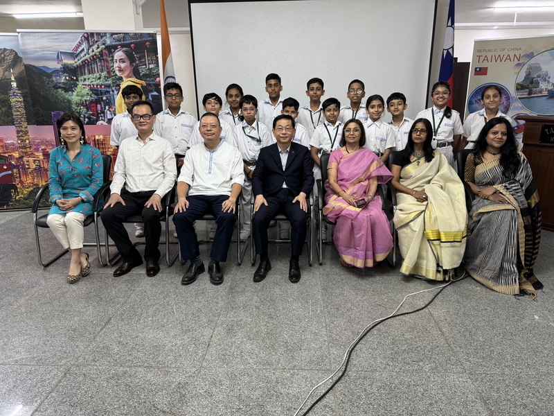 印度與台灣教育交流再深化 當地小學首團赴新竹交流
