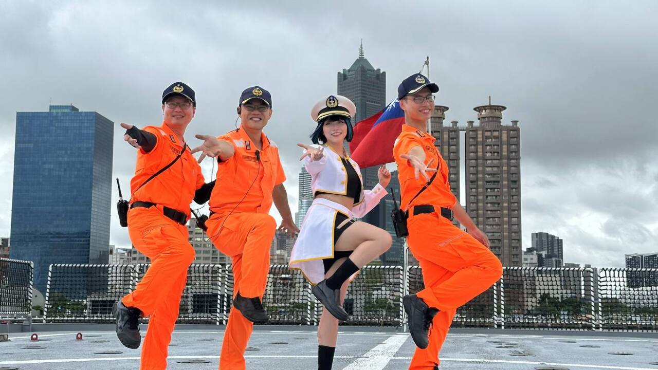 6/8國家海洋日 海巡署邀福音戰士Coser傳播海洋意識