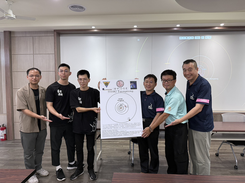 彰化高中生發現小行星   12年後以「彰中」台語命名